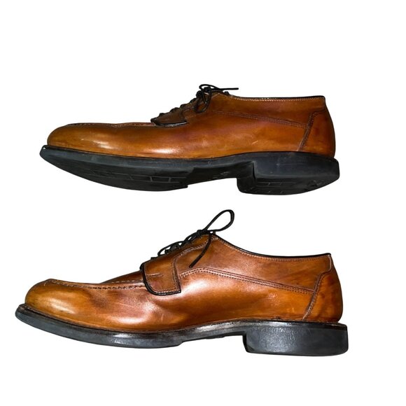 Allen Edmonds Oxford Shoes Men\'s 10 D Brown Leather Dress Used *No Insoles main image 9